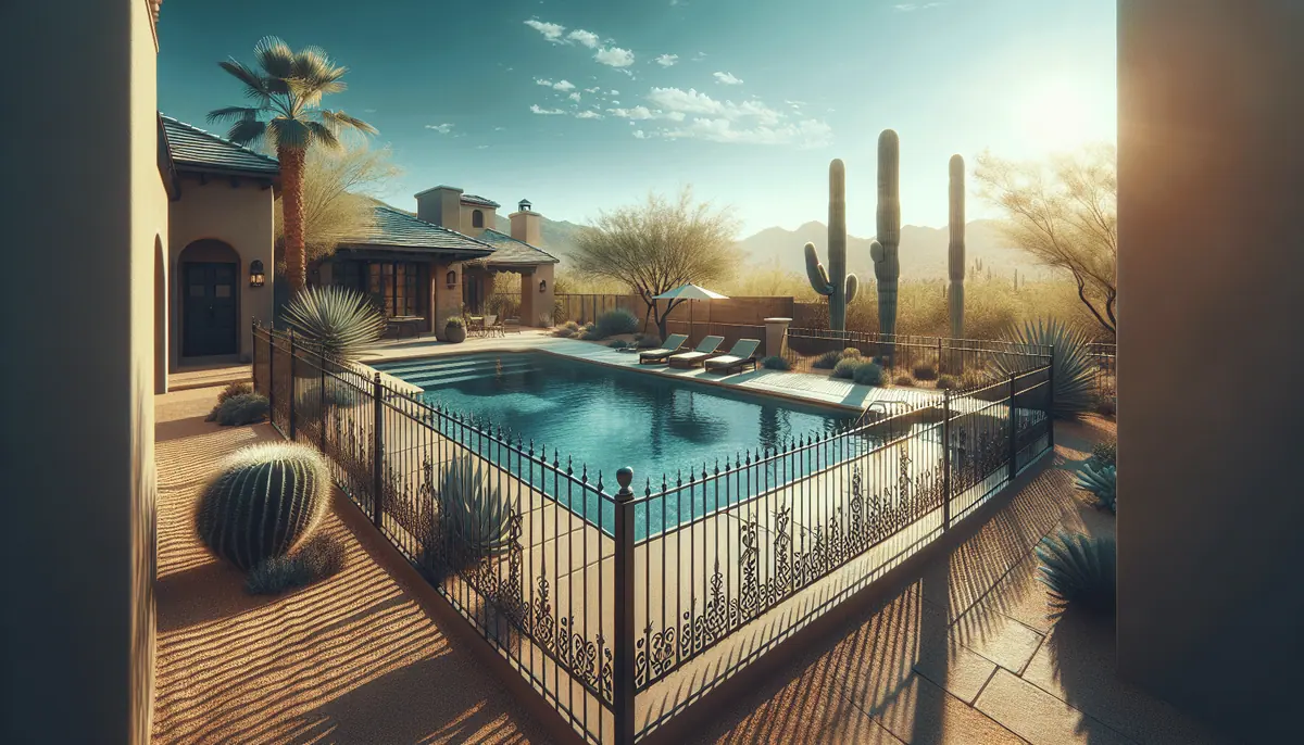 Guide illustration for Benefits of Installing a Wrought Iron Fence Around Your Pool