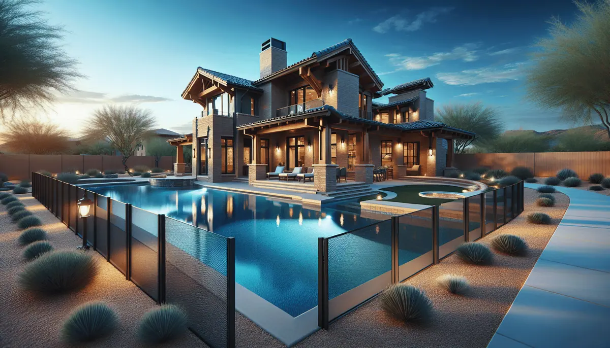 Guide illustration for Creative Ways to Integrate Mesh Pool Fences into Your Landscape