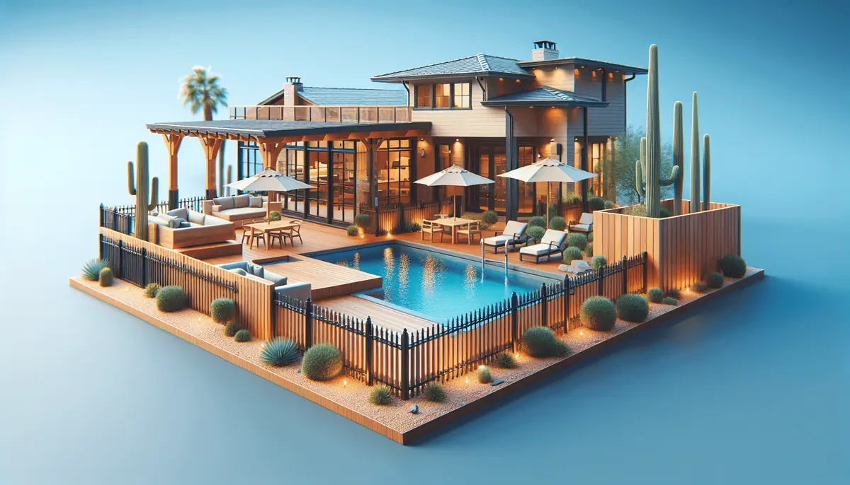 Guide illustration for DIY Pool Fence Ideas: Enhancing Safety and Style