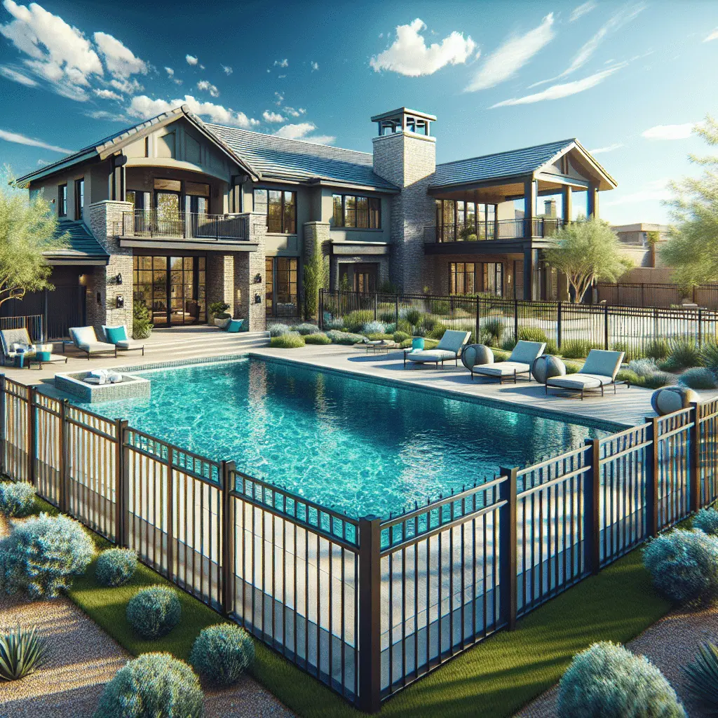 Guide illustration for Enhancing Pool Safety with High-Quality Aluminum Fencing