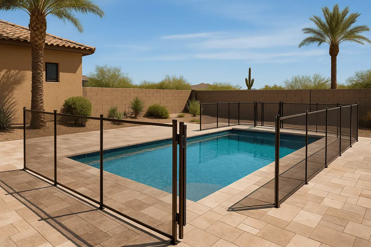 Guide illustration for Finding the Right Style: Removable Pool Fence Design