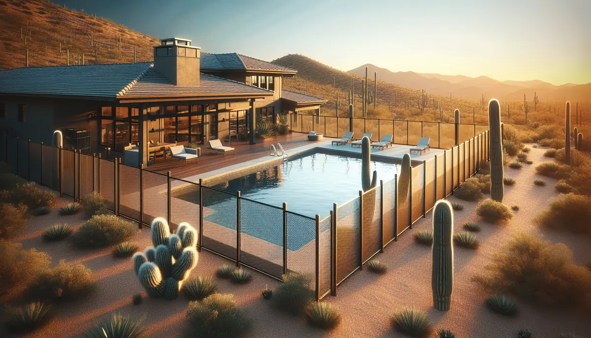Guide illustration for Installation Tips for a Durable and Safe Mesh Pool Fence