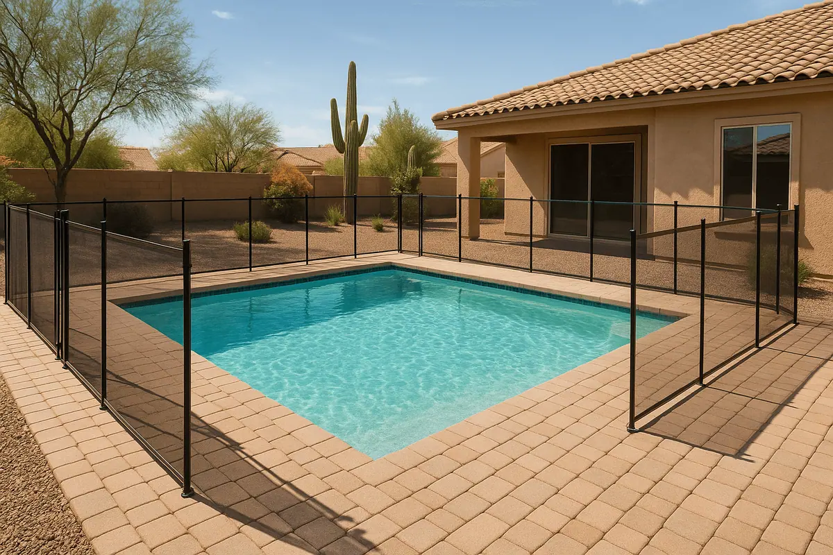 Guide illustration for Mesh Pool Fences: A Cost-Effective Solution for Pool Safety