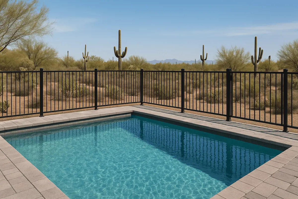 Guide illustration for The Eco-Friendly Benefits of Choosing an Aluminum Pool Fence