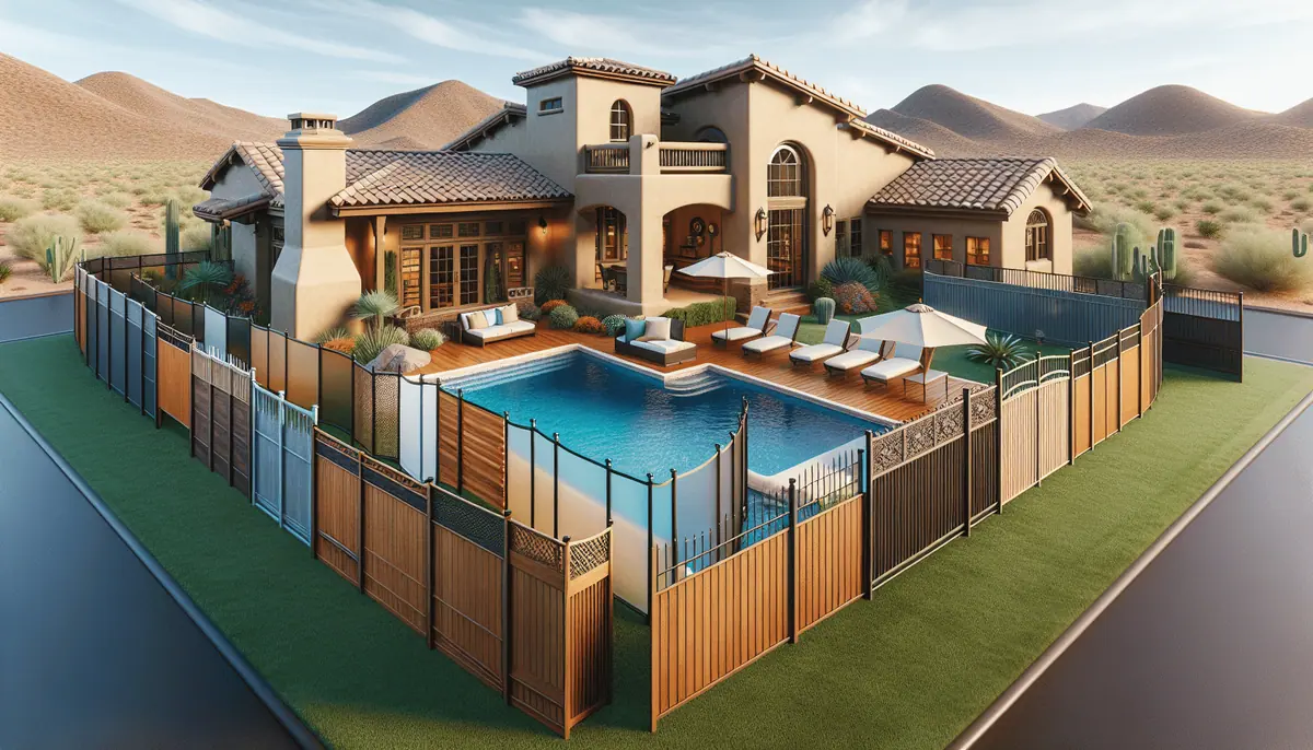 Guide illustration for The Pros and Cons of Different Removable Pool Fence Materials