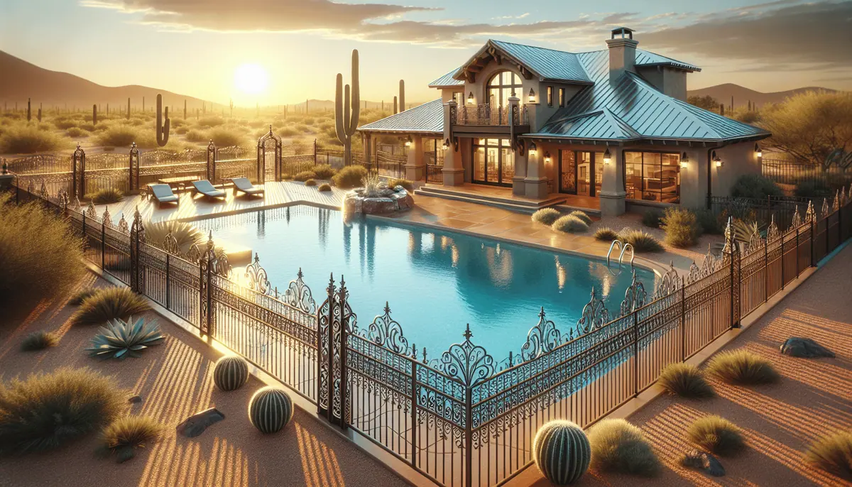 Guide illustration for The Ultimate Guide to Wrought Iron Pool Fencing