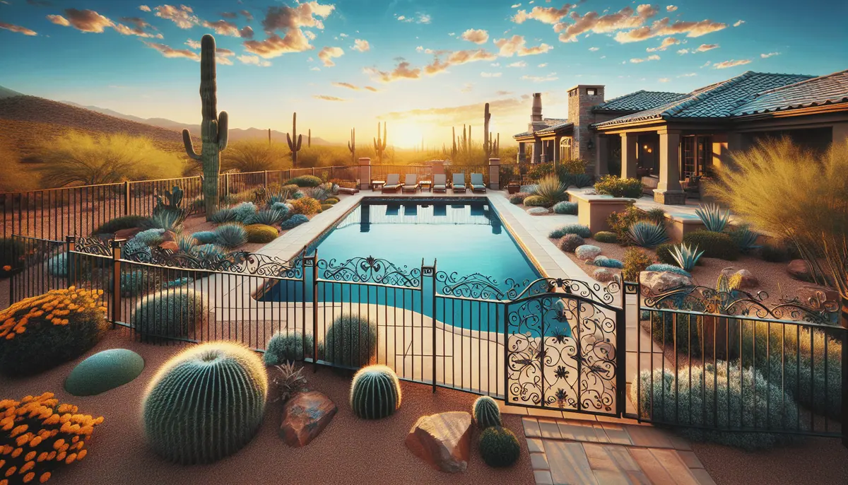 Guide illustration for Top Tips for Maintaining Your Wrought Iron Pool Fence